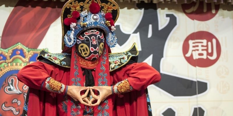 Masque d'opéra chinois